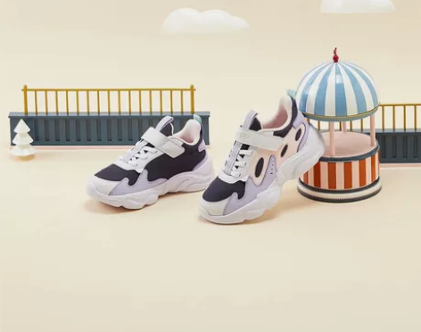 特步 XTEP男童女童时尚休闲鞋 女小童透...