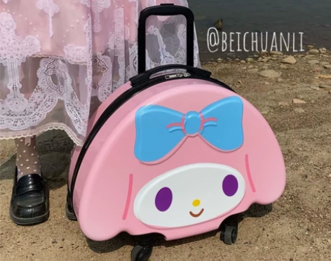 三丽鸥美乐蒂小红书同款行李箱拉杆箱20寸 ...