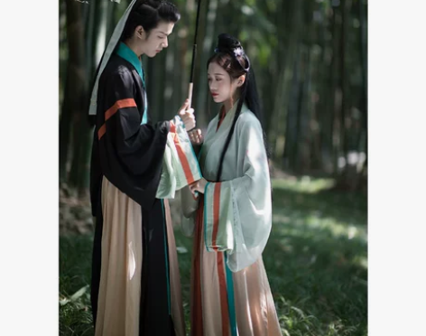 ?不羡仙.愿相逢 千秋录汉服晋制交窬裙男女...