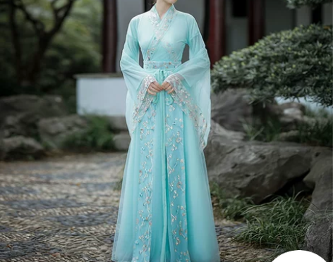 【38活动价】蝶恋花古装汉服女春季新款中国...