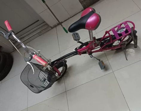 折叠自行车，大概16吋，8成新，正常骑，适...