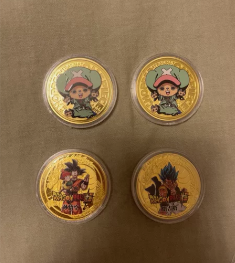 潮卡金币 七龙珠 海贼王 25/枚 满50...