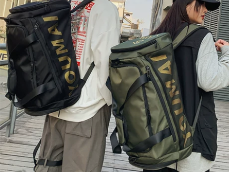 双背旅行包大容量女三用超大健身包男轻便短途...