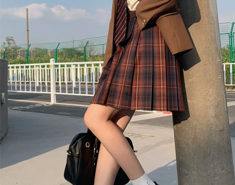 铜雀台 现货jk格裙制服裙全套装短裙原创日...