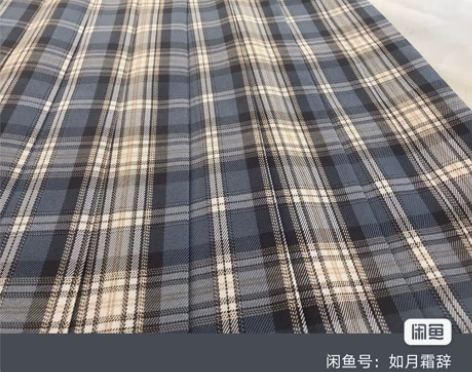 栗下町原创 jk制服裙 月出 尺码m码 无...