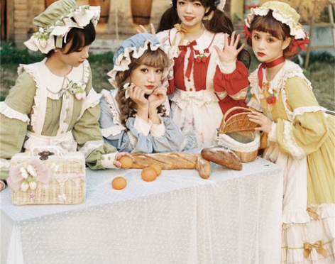 铃兰少女OP 裙子+围裙  m码