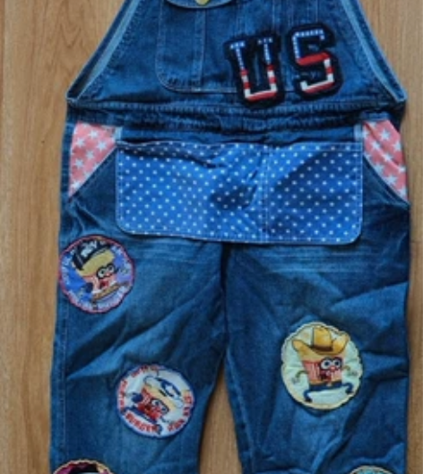 重工贴布，外贸货，日单JAM。重工贴布背带...