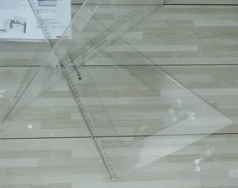 三角板 直角三角板特大 60cm下陷刻度3...