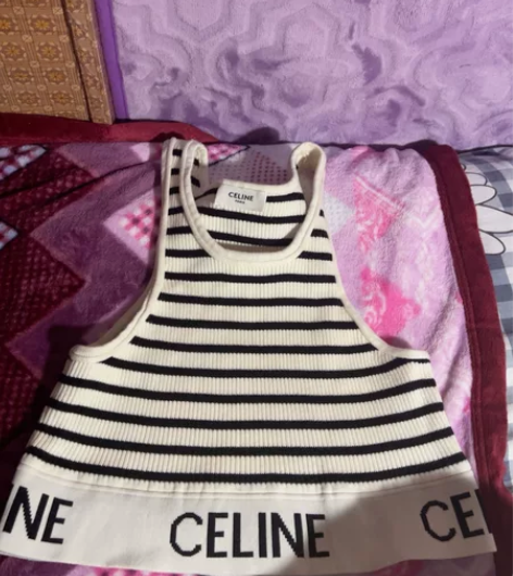 Celine同款背心 全新 面料舒服 m码...