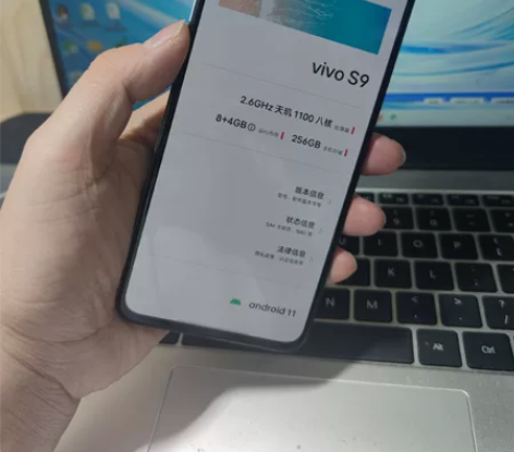 vivo s9 8+256配置 屏幕没有划...