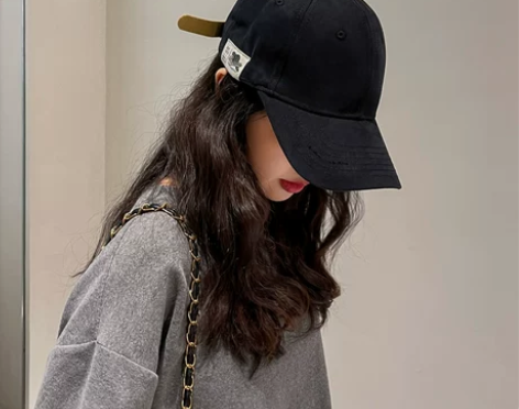 棒球帽 鸭舌帽棒球韩国春季女小众ins字母...