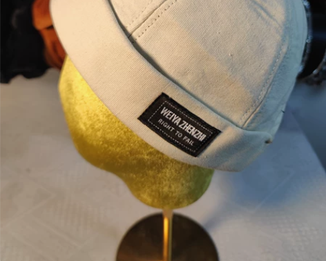 韩版复古地主帽子女日系网红街头无檐贴标黑色...