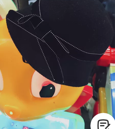 杨粘毛黑色小礼帽5元,邮费自理 感兴趣的话...