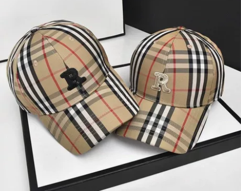 帽子男韩版夏天潮男士鸭舌帽女格子防晒帽夏季...