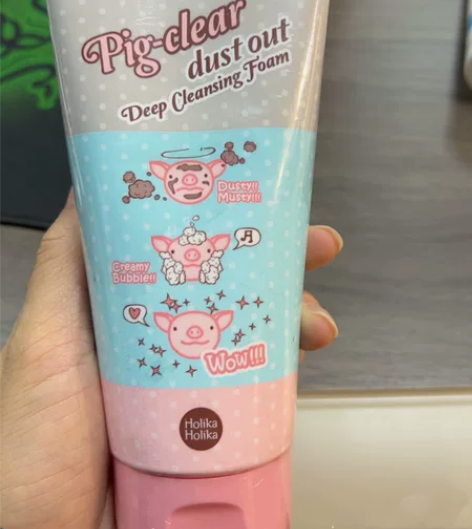 全新包邮韩国品牌猪鼻子洗面奶，深层洁面收缩...