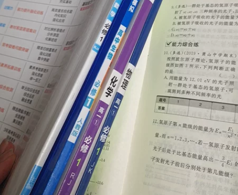 高中必刷题一遍过53必修一数学生物化学物理...
