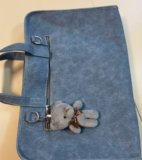 全新手提电脑包，雾霾蓝色，40*28厘米，...