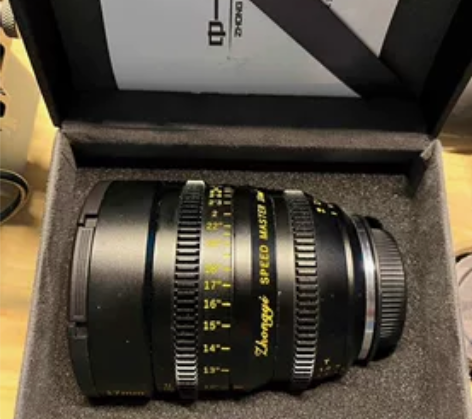 中一光学电影镜头17T1.0,M43口,镜...