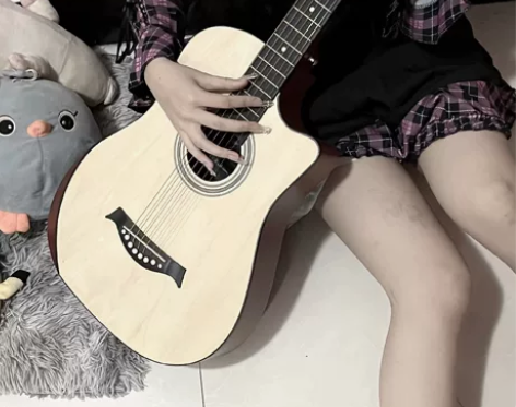 吉他民谣38寸木吉他男女学生乐器初学者新手...