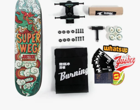 沸点专业Justice滑板专业街板 四轮滑...