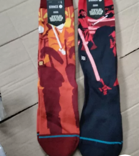 STANCE迪士尼星战花卉男女多风格中筒滑...