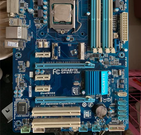 技嘉主板b75-d3v Cpu i3-...