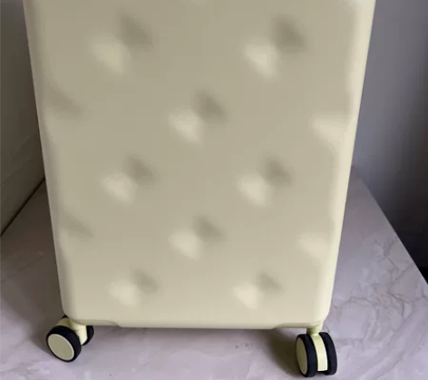 不莱玫行李箱22plus巧克力芝士黄色拉杆...