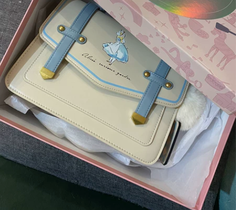 【七夕礼物】不莱玫迪士尼剑桥包女友斜挎包小...