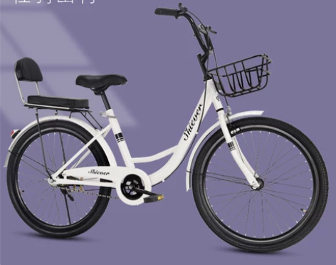 自行车 成人女式通勤复古式轻便24寸26实...