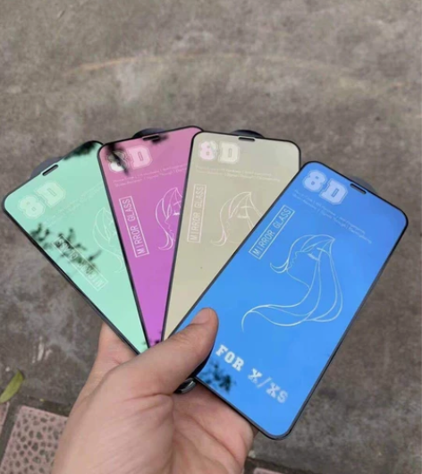 苹果镜面电镀彩膜11绿色钢化膜iPhone...