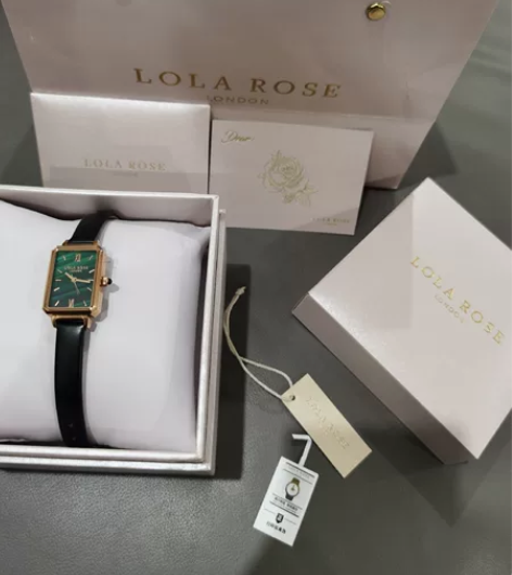 Lola Rose罗拉玫瑰 小绿表手表女时...