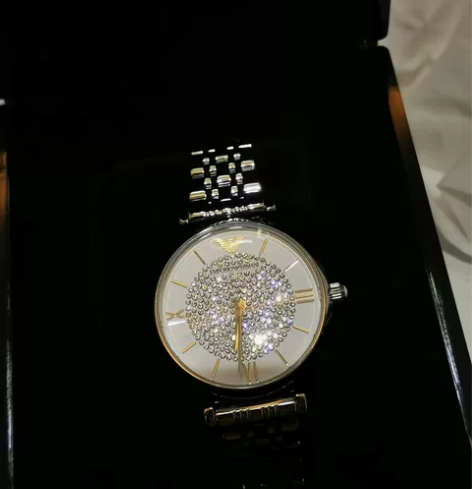 急出~闲置全新 阿玛尼满天星手表AR192...