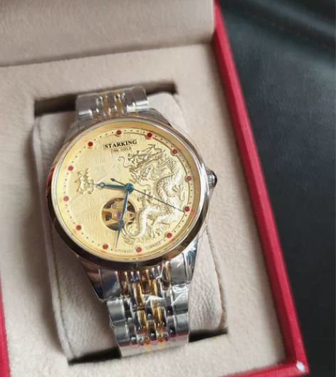 限量生肖金龙表，18k真金，西铁城机芯自动...