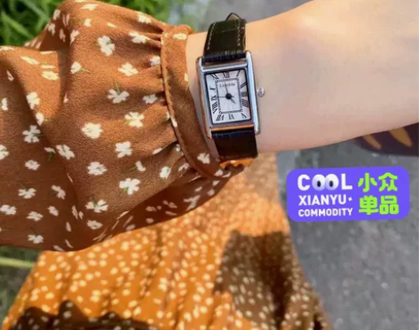 【亏米出】歌迪手表女电子石英手表复古小巧女...