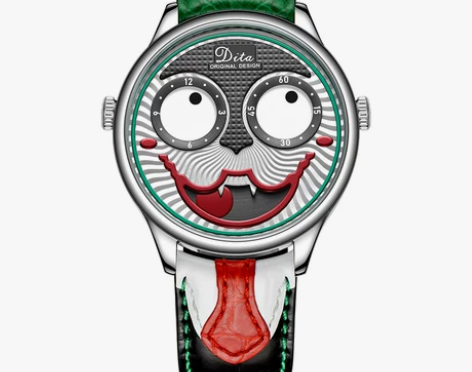 【狂欢价】俄罗斯小丑手表男士虫洞无指针概念...