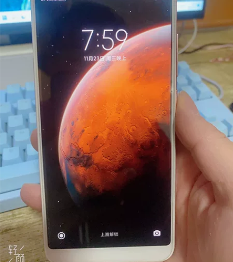 中学生一手小米6X 6+64G 粉色,运行...