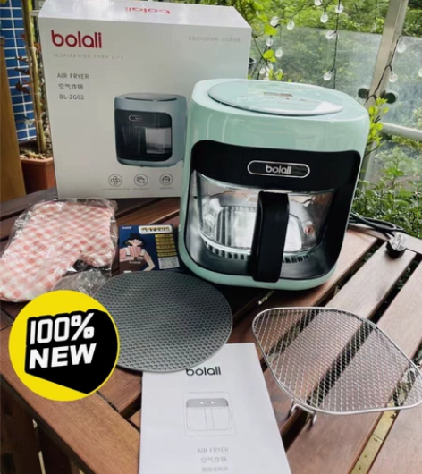 【全新正品】博拉利空气炸锅玻璃可视化家用多...