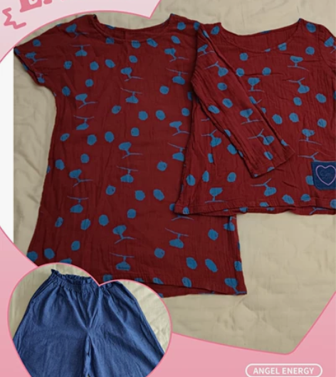 小乐往女童文艺风上衣和裙子各一件，优衣库女...