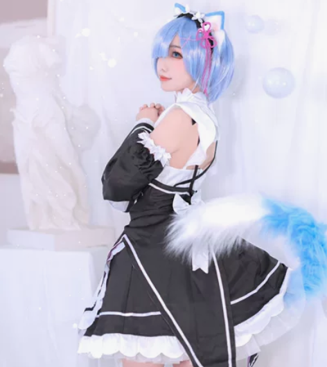 猫与三町目，蕾姆s码全套（假发+衣服），不...