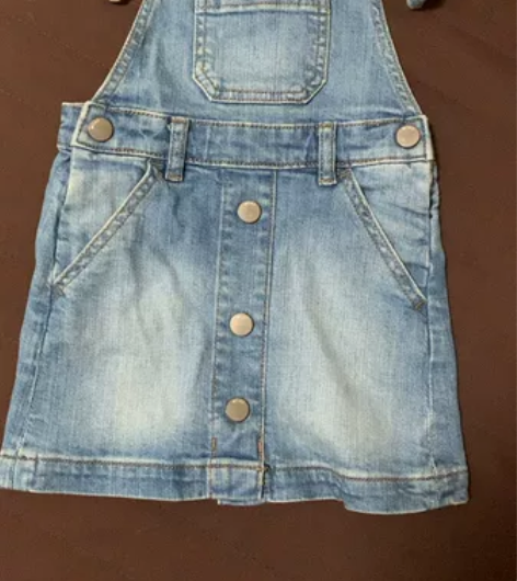 GAP 女童牛仔裙 4y 110码。自购于...