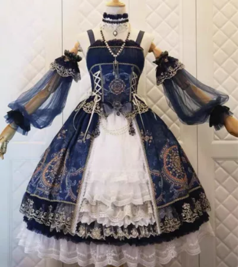 九歌原创设计Lolita优雅华丽cla宫廷...