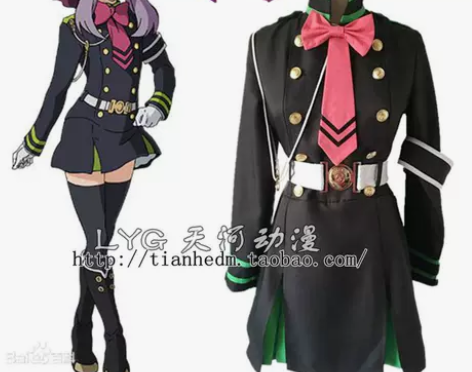 【已预订】终结的炽天使cos服 柊筱娅co...