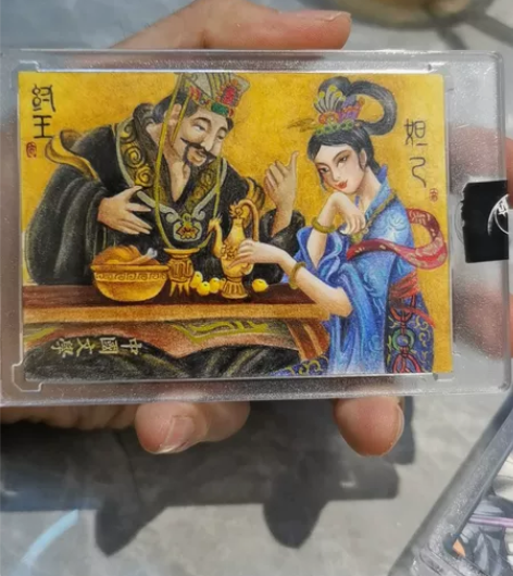 启航工作室中国文学系列 纣王与苏妲己 画师...