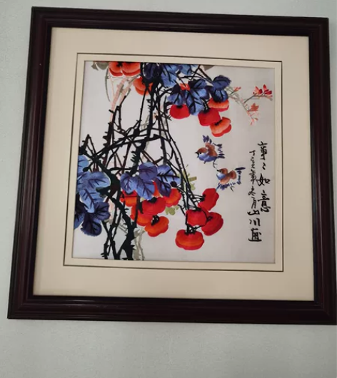 装饰画 艺术画 刺绣画 大小尺寸都有,看中...