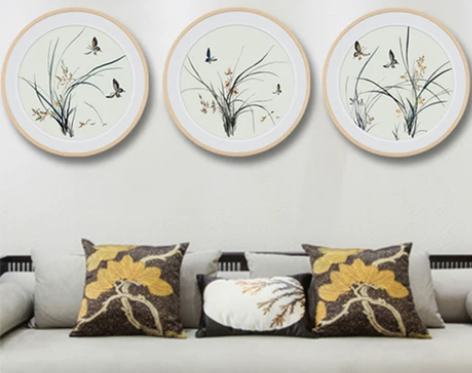 刺绣画 苏绣刺绣1-4丝成品挂画手工苏州客...