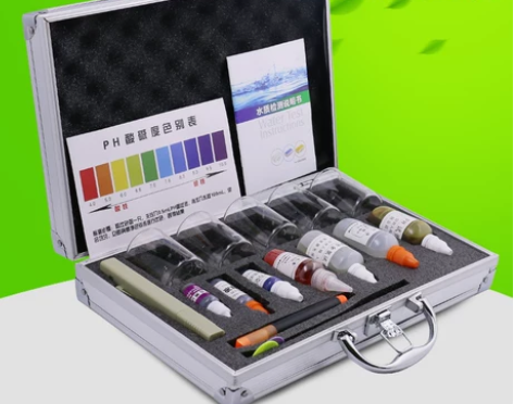 中号水质检测工具箱净水器示范套装余氯试剂水...