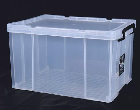 透明收纳箱 透明收纳箱加厚衣服塑料玩具长方...