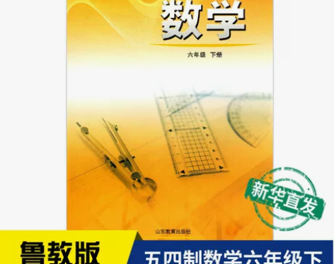 教材教育教材新华书店中学六年级下册数学书鲁...