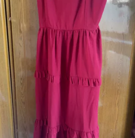 cachecache连衣裙红色 参加学校活...