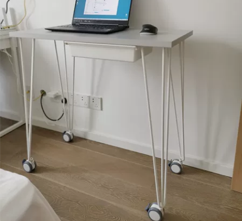 滑板桌小桌子带滑轮 尺寸80×40×79....